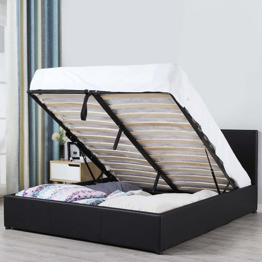 Home Decoration Royal Comfort | Milano Luxury Gas Lift Bed Frame And Headboard