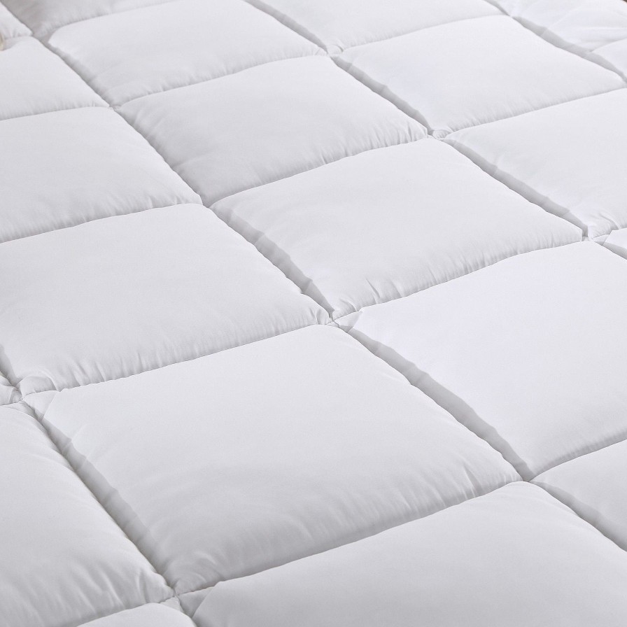 Home Decoration Royal Comfort | Royal Comfort 1000Gsm Memory Mattress Topper Cover Protector Underlay White