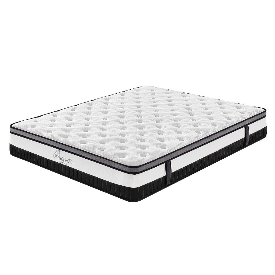 Home Decoration Royal Comfort | Osteopedic Euro Top Mattress Pocket Spring Medium Eurotop Hybrid Design Bed White