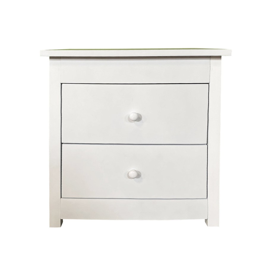 Home Decoration Royal Comfort | Milano Decor Bedside Table Byron Bay Storage Cabinet Bedroom White