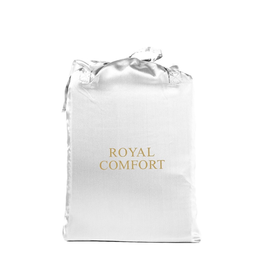 Home Decoration Royal Comfort | Royal Comfort Satin Sheet Set 4 Piece Fitted Flat Sheet Pillowcases Silky Smooth