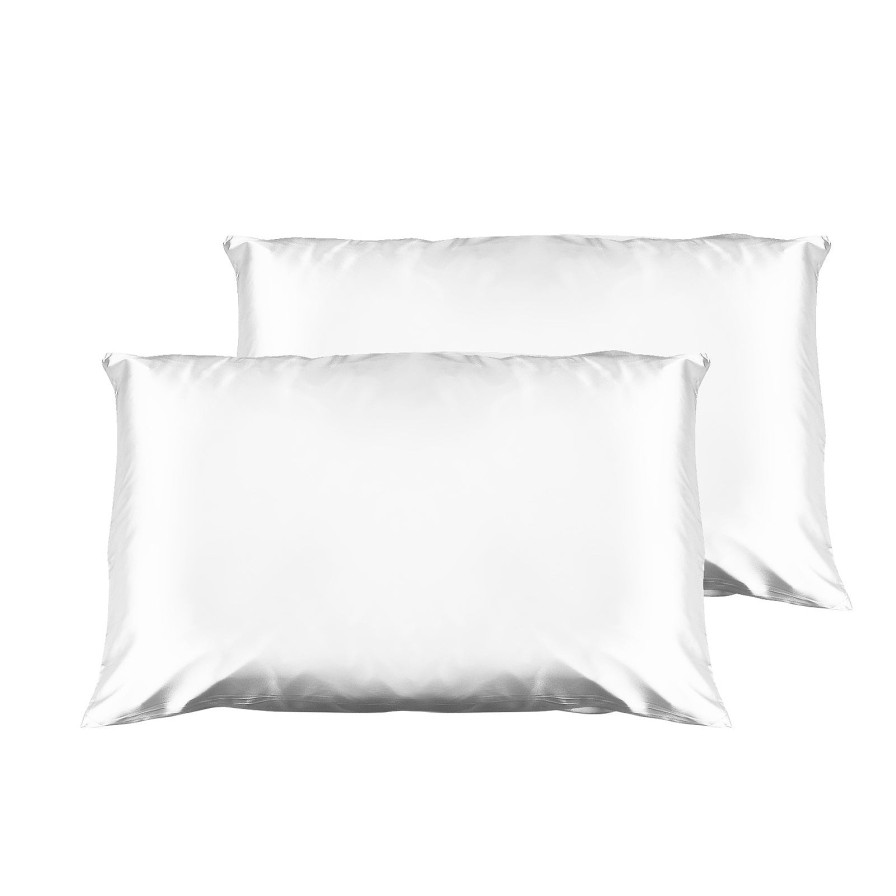 Home Decoration Royal Comfort | 2000 Thread Count 4 Piece Sheet Set And Bonus Twin Pack Satin Pillowcases White