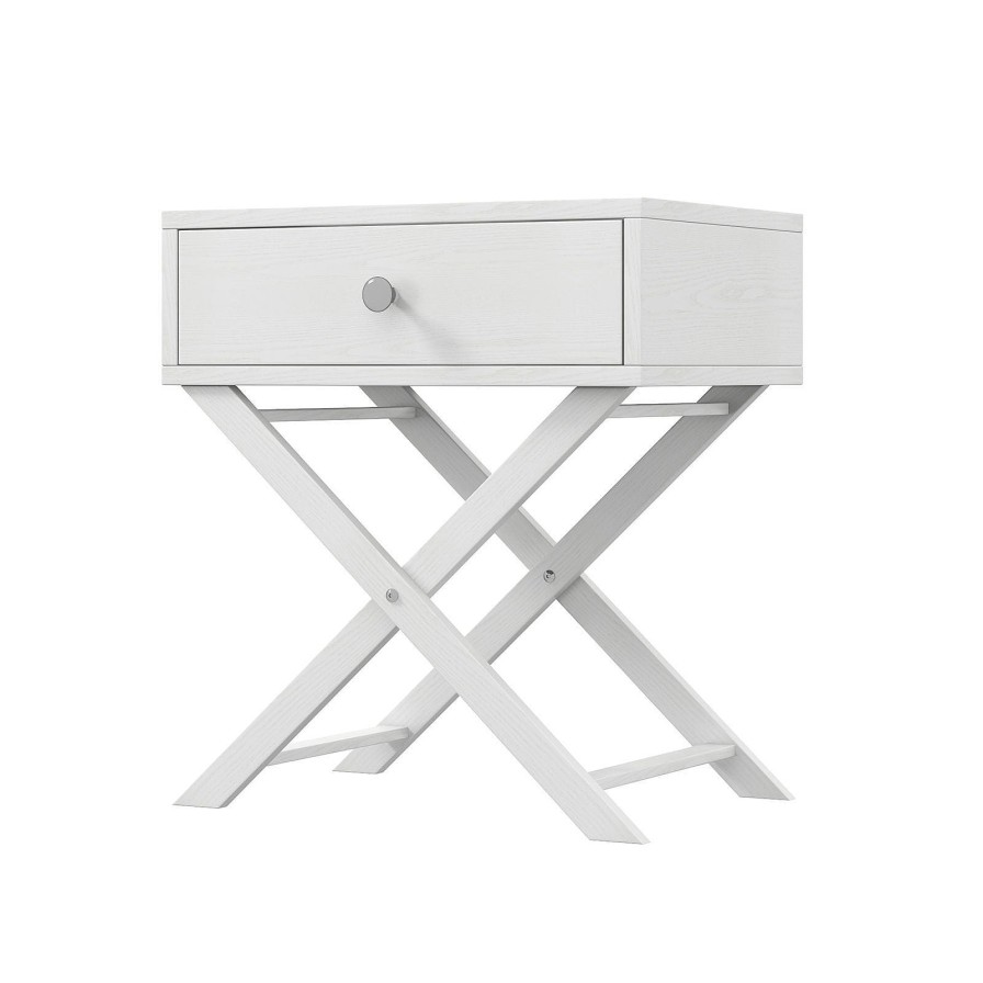 Home Decoration Royal Comfort | Milano Decor Bedside Table Surry Hills Storage Cabinet Bedroom White