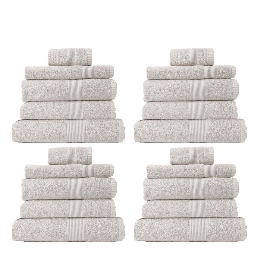 Home Decoration Royal Comfort | Royal Comfort Cotton Bamboo Towel Bundle Set 450Gsm Luxurious Absorbent