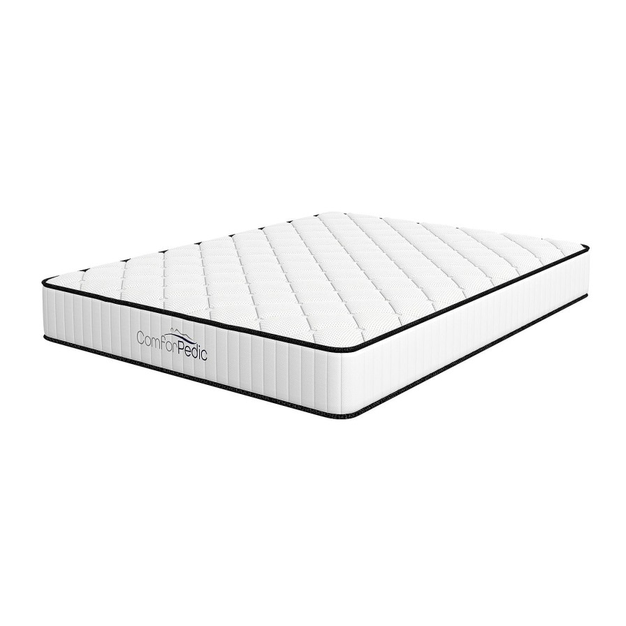 Home Decoration Royal Comfort | Comforpedic Mattress 5 Zone Medium Support Foam Bonnell Spring 21Cm White/ Black