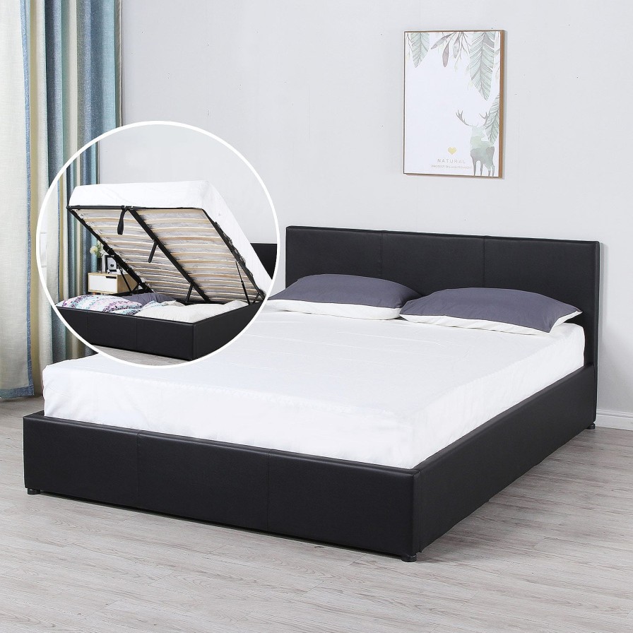 Home Decoration Royal Comfort | Milano Luxury Gas Lift Bed Frame And Headboard