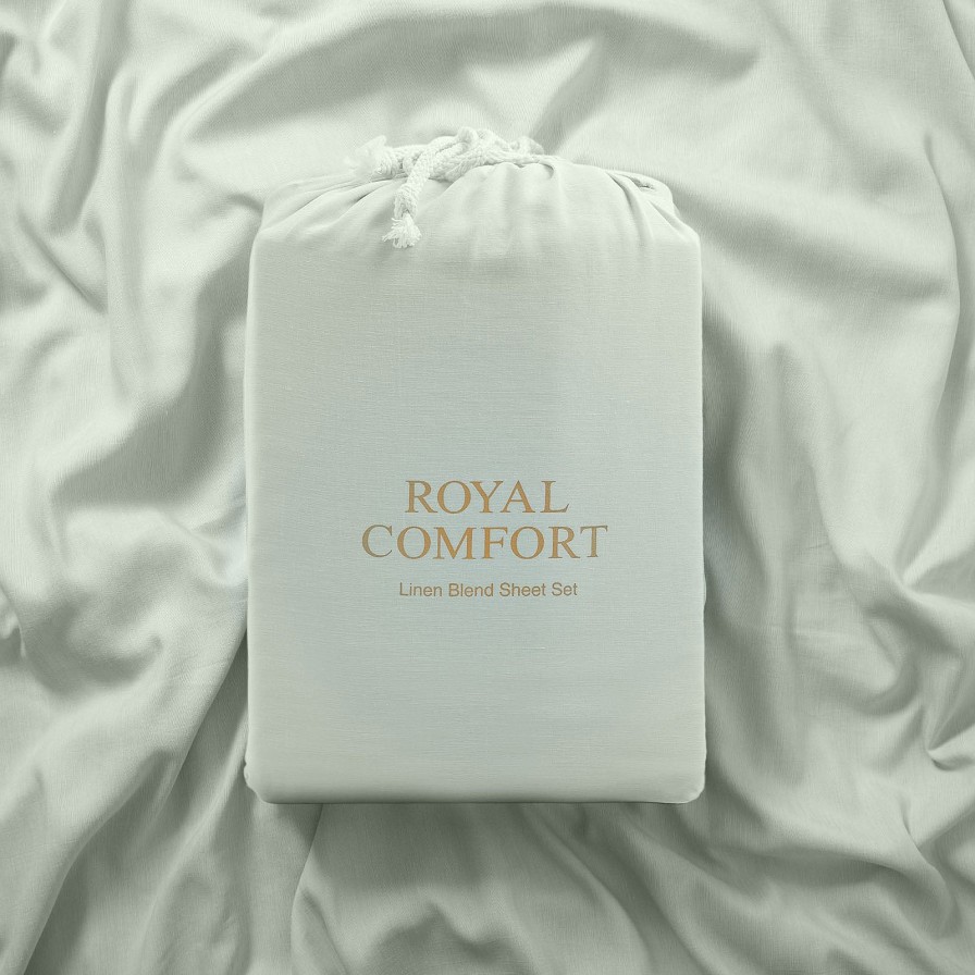 Home Decoration Royal Comfort | Royal Comfort Linen Sheet Set Premium Bedding Luxury Breathable Ultra Soft