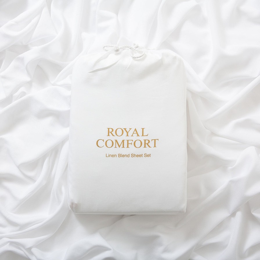 Home Decoration Royal Comfort | Royal Comfort Linen Sheet Set Premium Bedding Luxury Breathable Ultra Soft