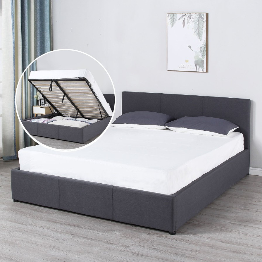 Home Decoration Royal Comfort | Milano Luxury Gas Lift Bed Frame And Headboard