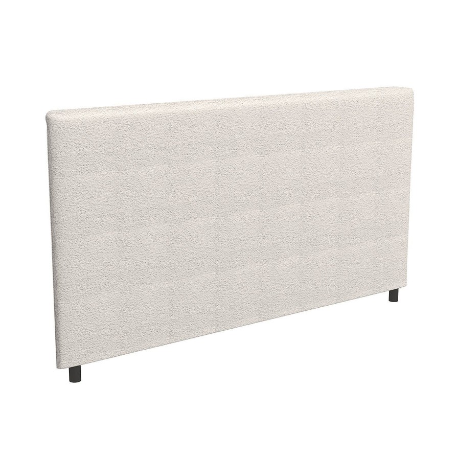 Home Decoration Royal Comfort | Milano Decor Gia Boucle Bedhead Headboard Upholstered Luxury Cushioned White