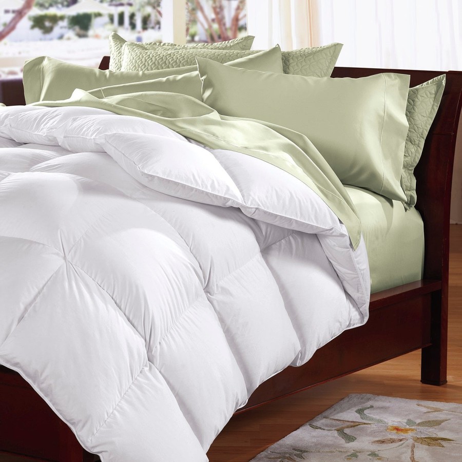 Home Decoration Royal Comfort | Royal Comfort 500Gsm 95% Goose Feather 5% Down Quilt Duvet All-Seasons White