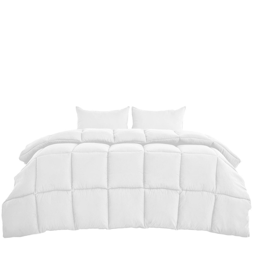 Home Decoration Royal Comfort | Royal Comfort 350Gsm Luxury Soft Bamboo All-Seasons Quilt Duvet White